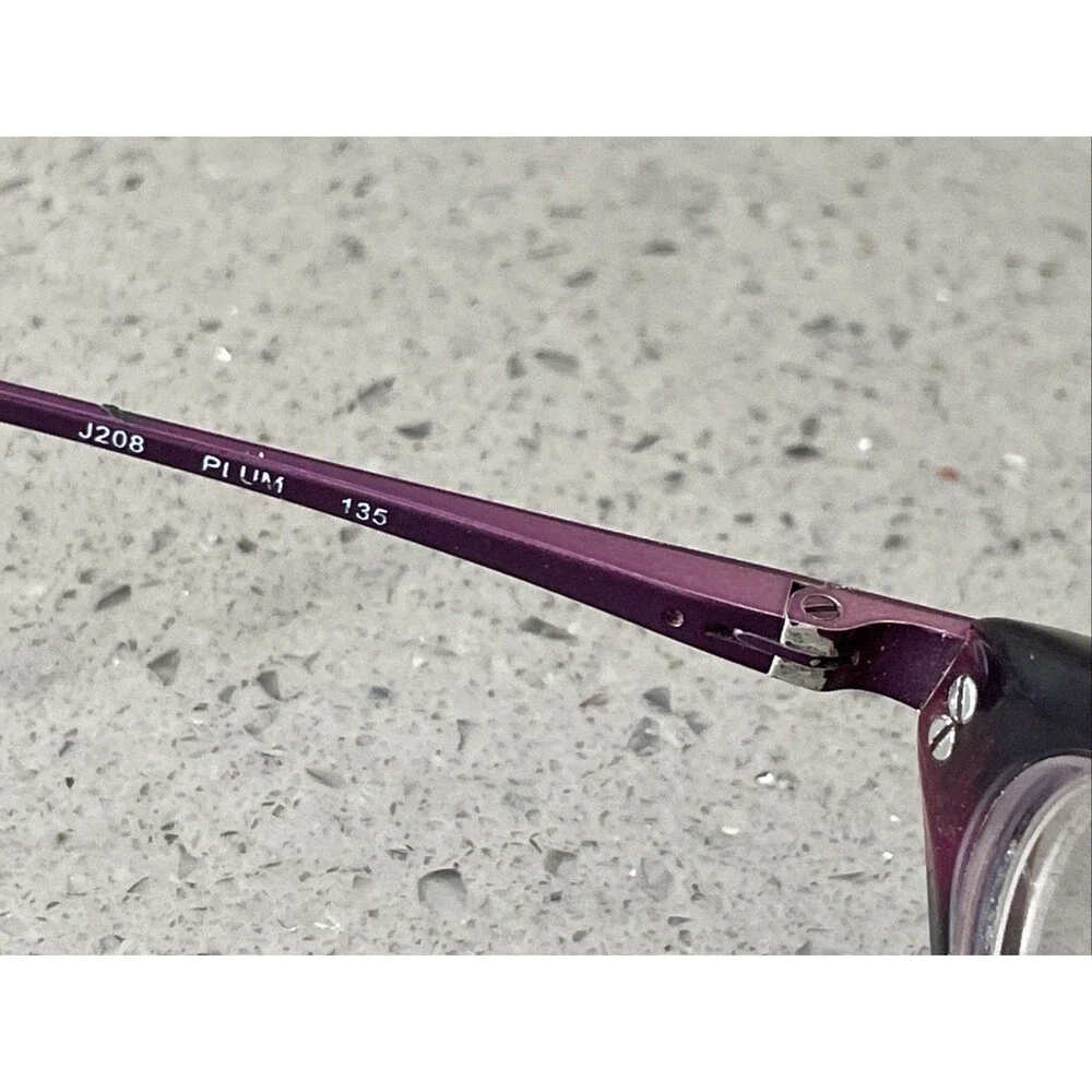 Originale JONES NEW YORK J208 Eyeglasses Frames ONLY PLUM 48-16-135